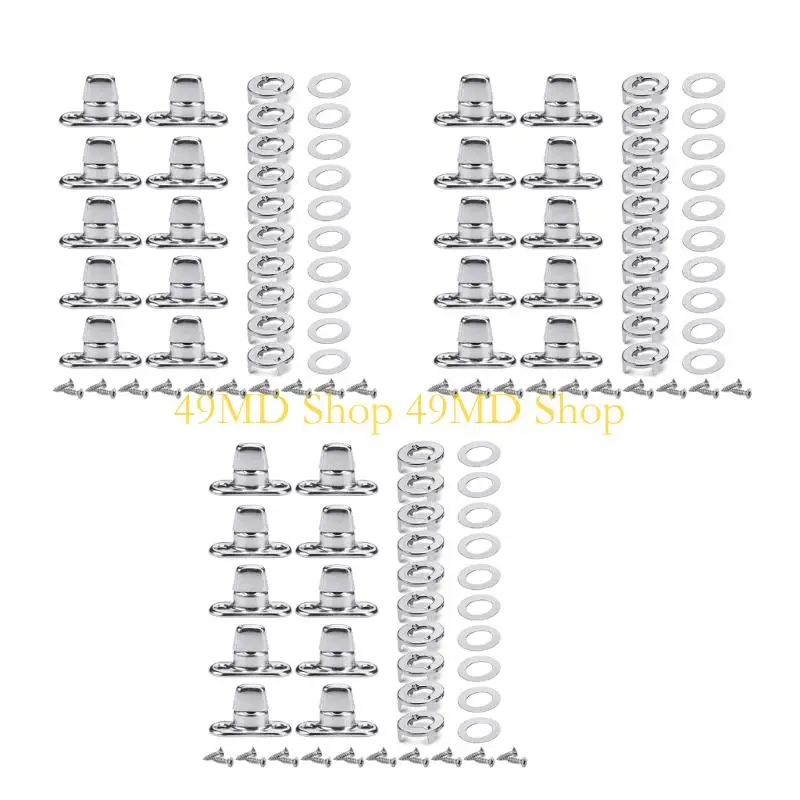 49MD Lightweight Portable Twist Lock Fastener for Canvas Easy Install Metal Practical