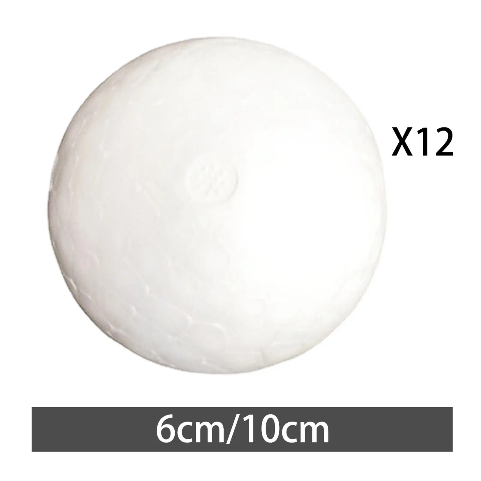 12x Craft Foam Balls Pendant Christmas Baubles Xmas Decorations for Holiday Party School Project DIY Projects Party Wedding