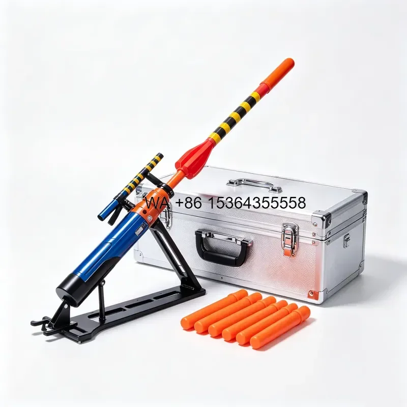 Wmwmnu for Pneumatic Line Thrower Life Saving Rope Projectile Launcher Kit Water and Rescue Device for Marine Fire