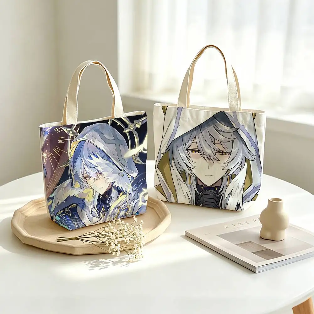 COOL Honkai Star Rail S-Sunday   Printed Canvas Tote Bag Shoulder Bag Commuter Mommy Shopping Bag