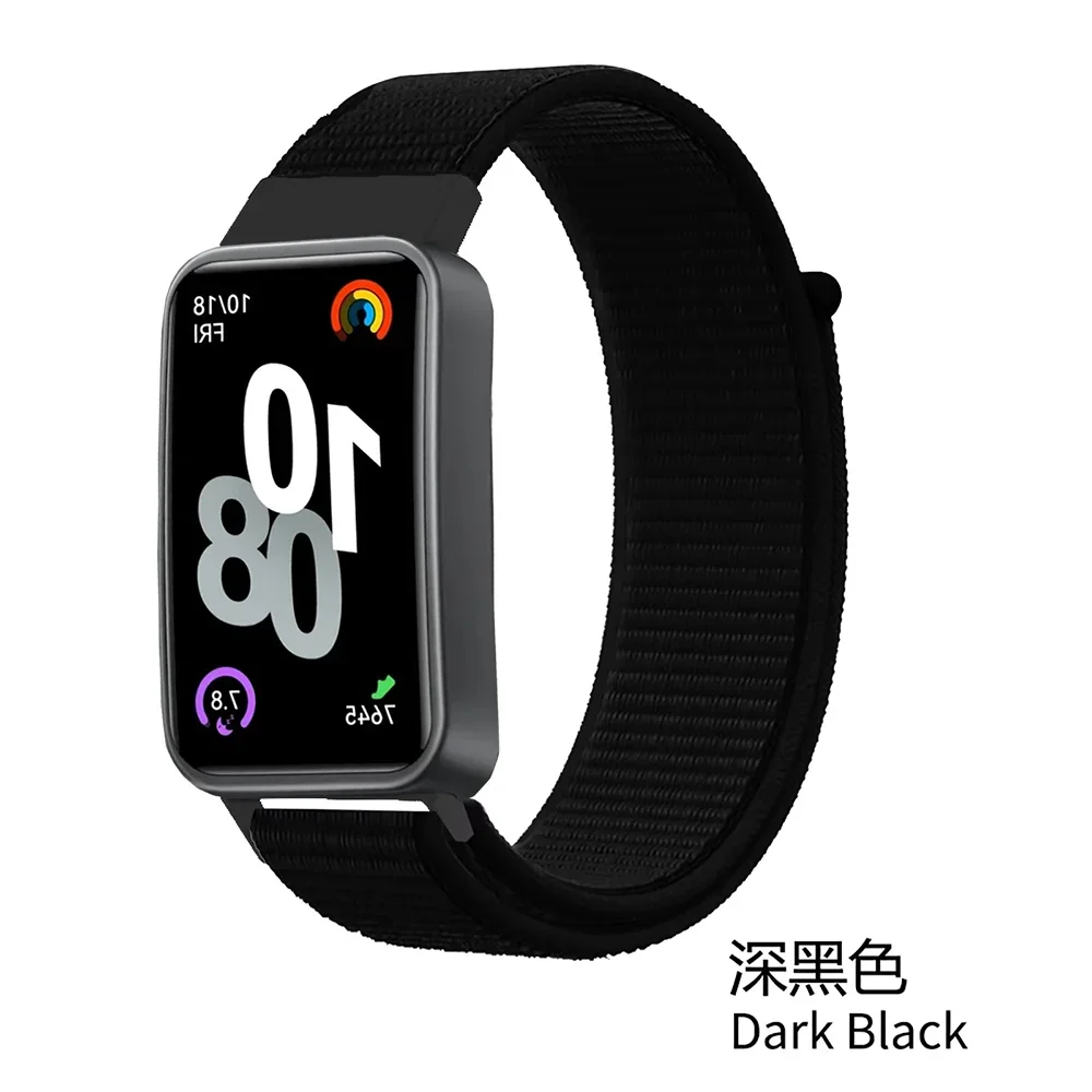 Cinturino in nylon per Huawei Band 10 9 8 7 braccialetto accessori di ricambio cinturino Huawei band 10 9 8 7 correa traspirante