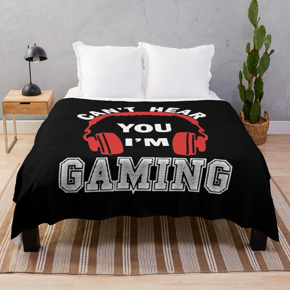 

Video Gaming Gift Gamer Headset Design Throw Blanket for winter Sofa sofa bed Blankets