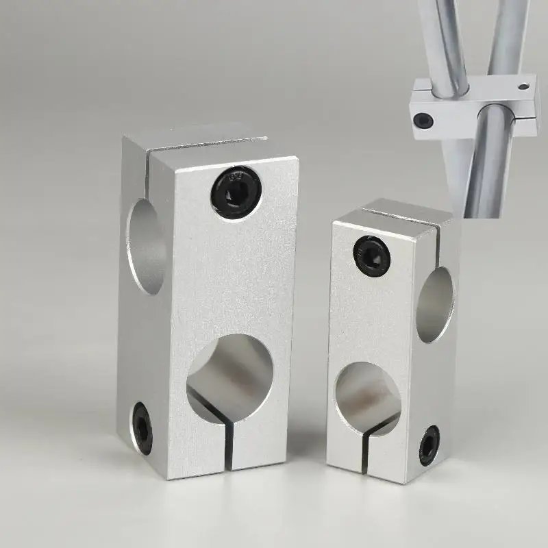 1Pcs Aluminum Pillar Fixing Clip Cross Connector Optical Axis Cross Fixing Clip Pipe Clamp Bracket DIY Accessories