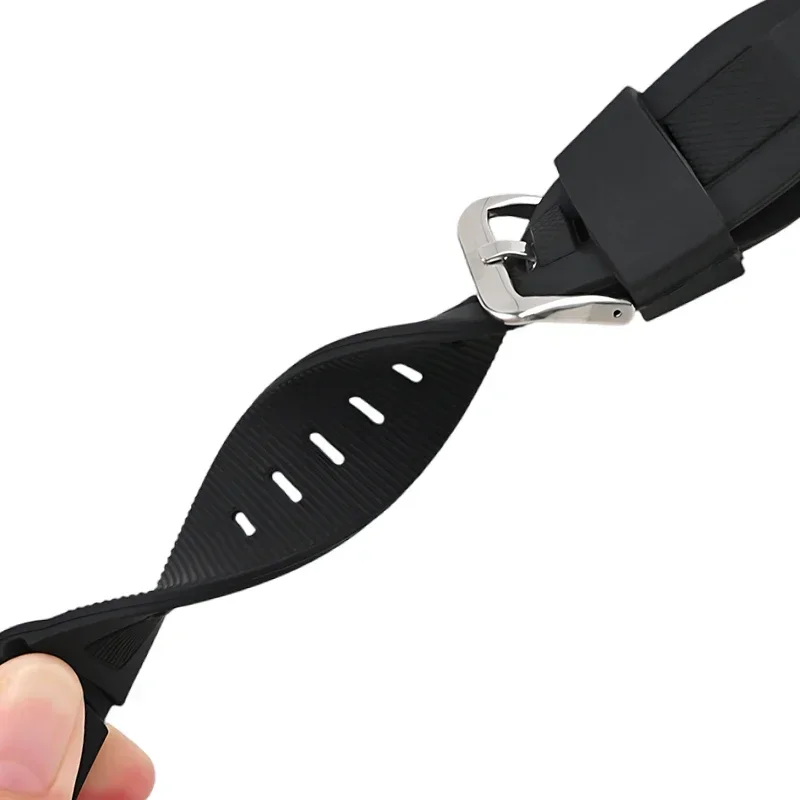 สายซิลิโคนใหม่สำหรับคาสิโอ โปรเทรค ซีรีส์ PRW-1500 PAW-1500 PRG-130 ผู้ชายเปลี่ยนกีฬากันน้ำเรซิ่นนาฬิกาสร้อยข้อมือ