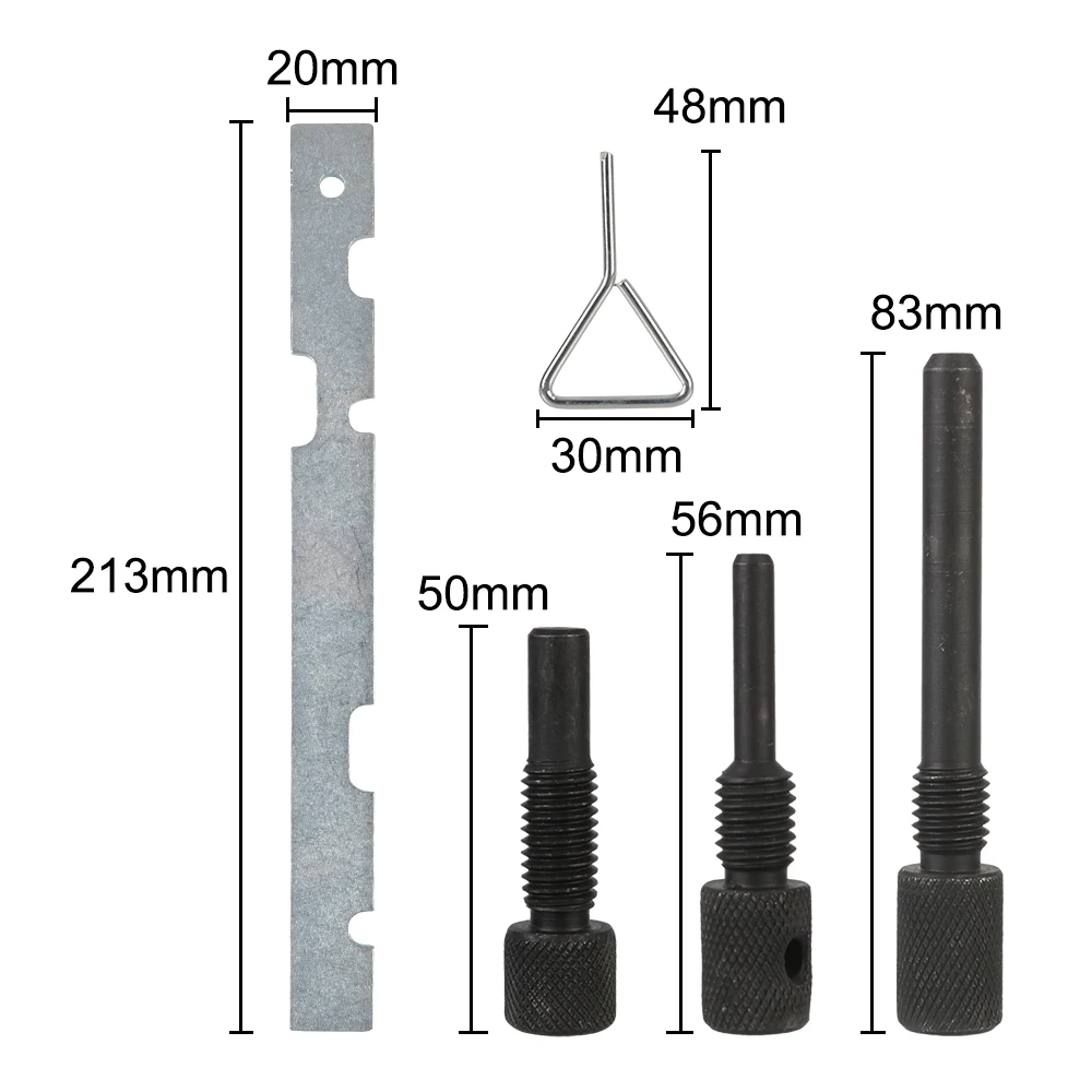 For Ford C-MAX Cougar Fiesta for Mazda For Volvo 5pcs Crank Locking Setting Car Engine Camshaft Timing Locking Repair Tool Kit