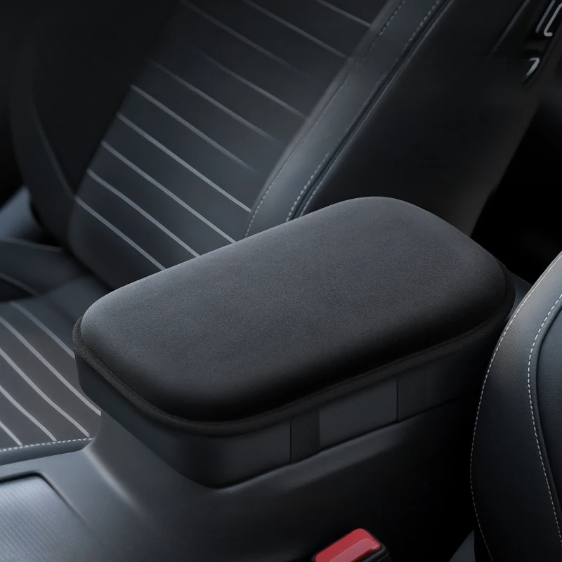 Plush Thickened Car Armrest Box Heightening Pad Elbow Cushion Central Console Arm Rest Mat Auto Interior Accessories