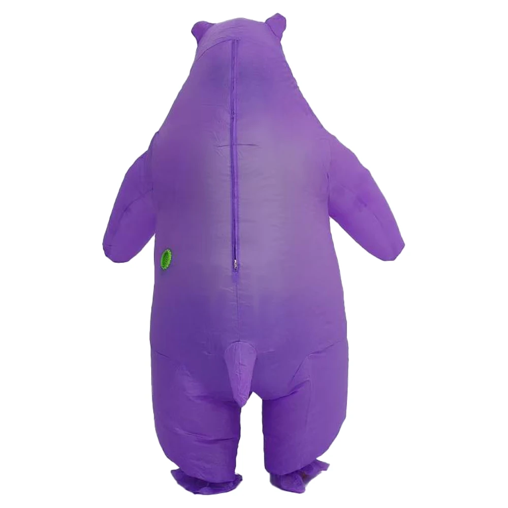 Hipopótamo inflável traje mascote desfile adulto personagem cosplay animal aniversário festa de halloween evento conjunto inflável