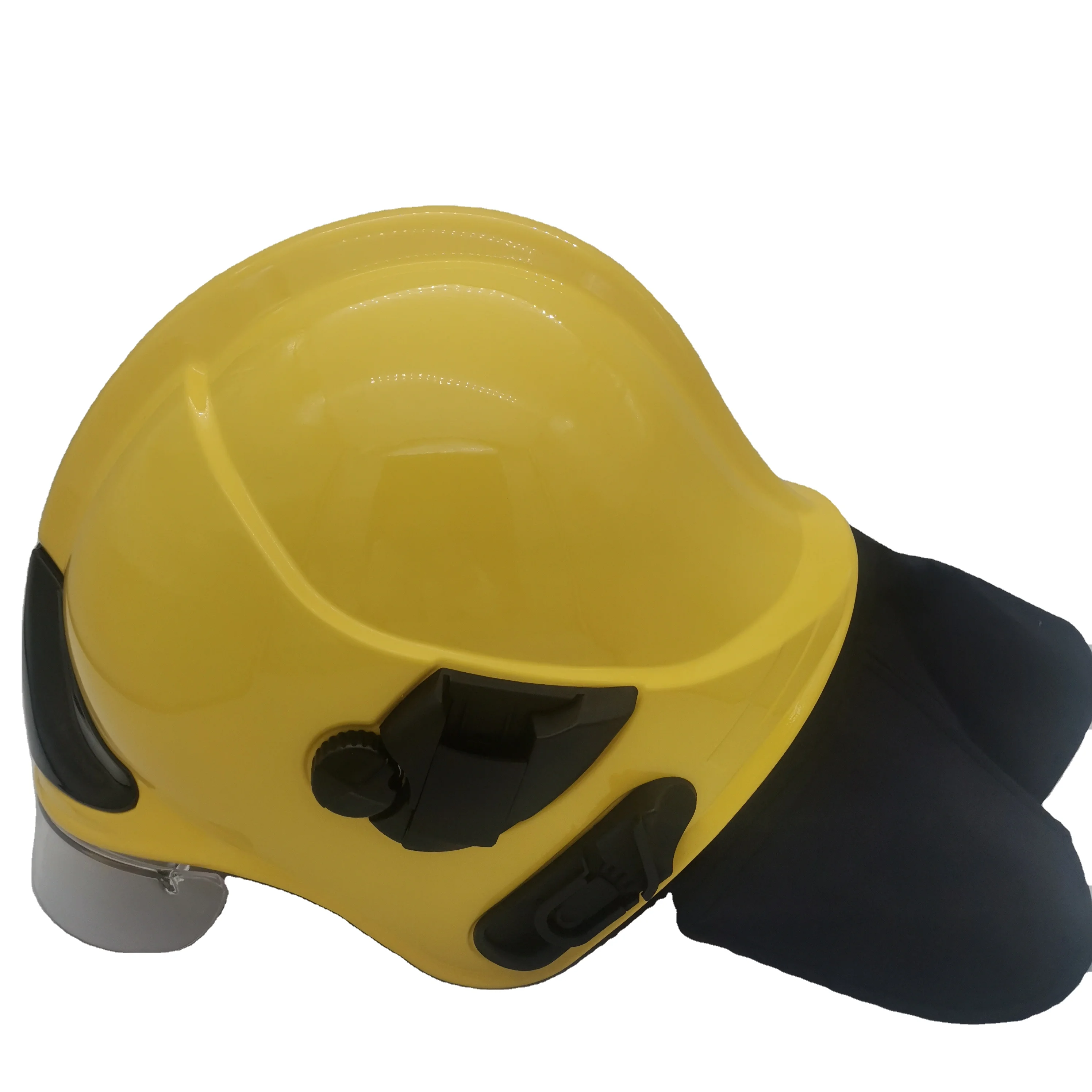 PPE Protection EN 443 Comfortable Wearing Fire Fighting Hat Fire Rescue Helmet for firefighters