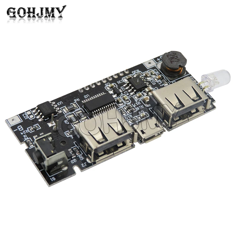 Power bank module mobile power boost DIY18650 lithium battery digital display dual USB output charging board motherboard