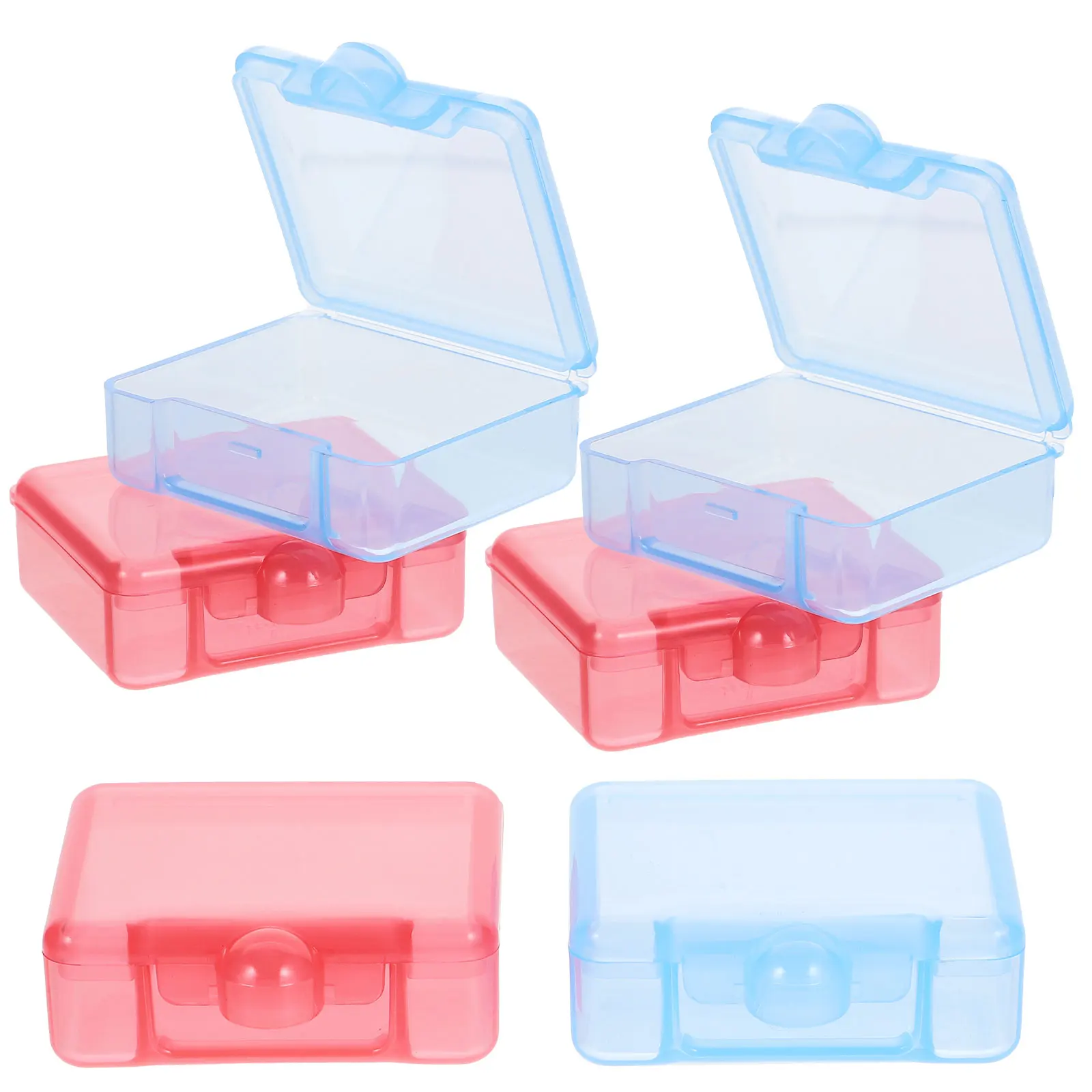 

6 шт. черная прозрачная аптечка для хранения венайзер чехлы для таблеток портативные дорожные маленькие пластиковые коробки для хранения таблеток уход за кожей