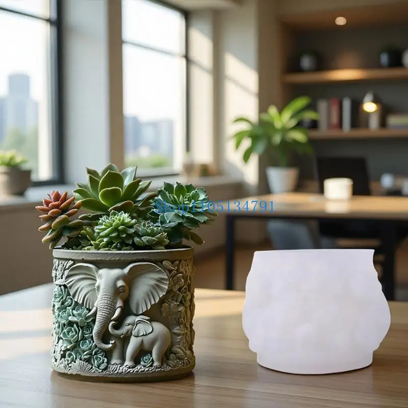 98 كيلومتر فني الفيل السيليكون القوالب لوازم صياغة لمجوهرات شمعة الغراس #4