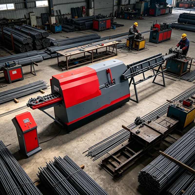 CNC Rebar Stirrup Bender for Hot Rolled and Cold Rolled Steel Bar with Anti-Twist Device Option
