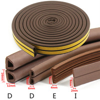 5Meters DIPE Self-Adhesive Door And Window Sealing Strip Glass Window Anti-Collision Rubber Strip Foam Sound Insulation Strip