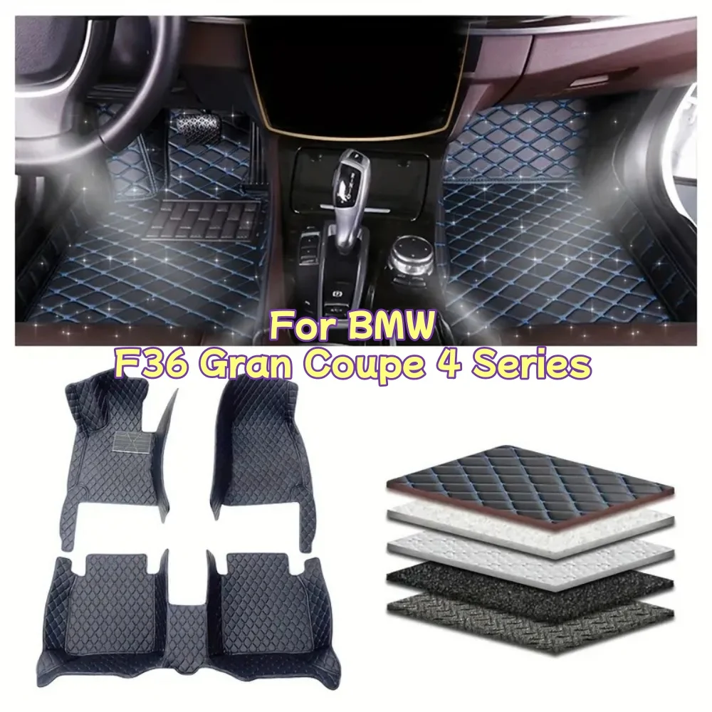 

Custom Car Floor Mat for BMW F36 Gran Coupe 4 Series 2014-2019 Car Interior Details Accessories Wear Resistant Auto Carpet