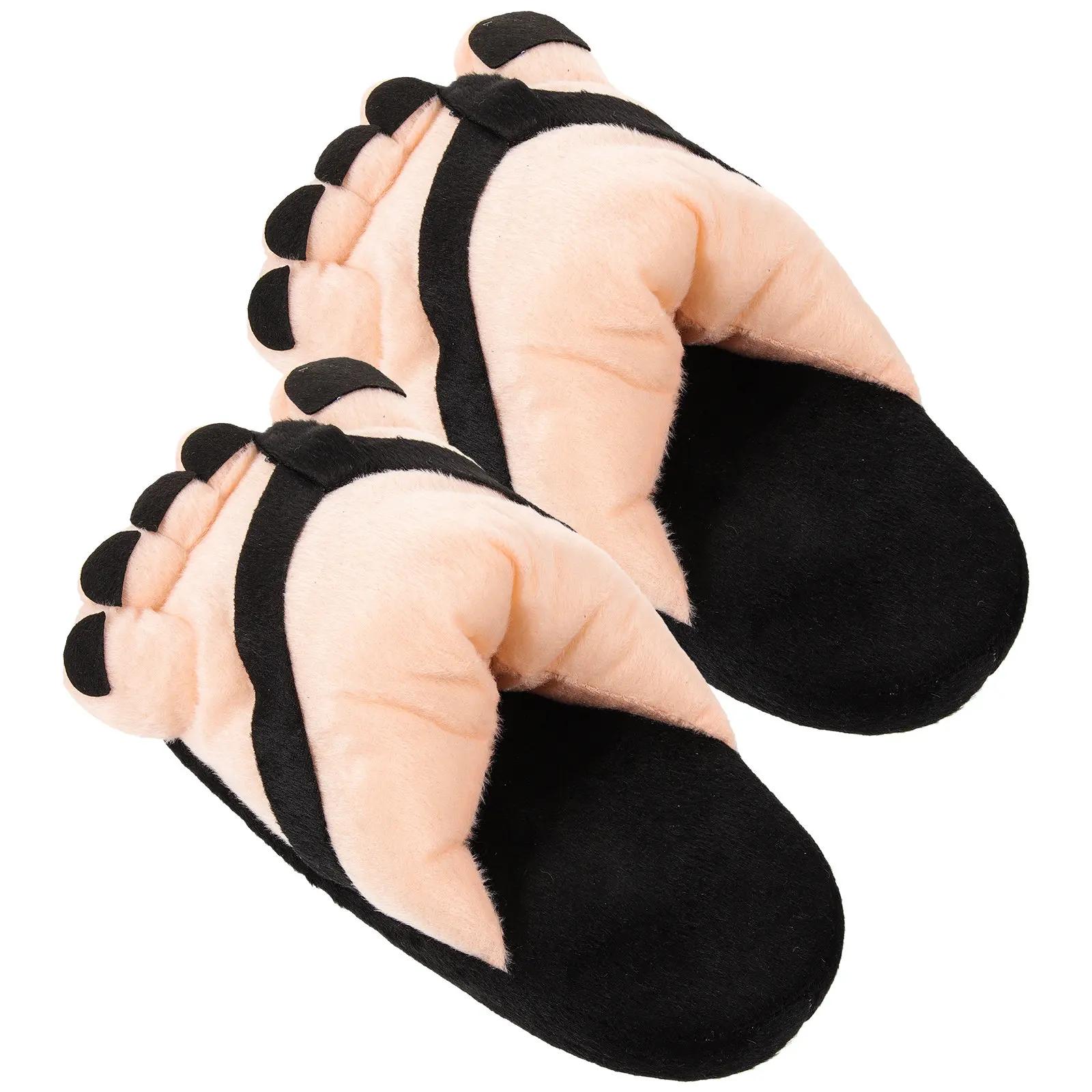 

Пара гигантских тапочек-ног для косплея, реквизит для Хэллоуина, забавные тапочки-ноги для вечеринок