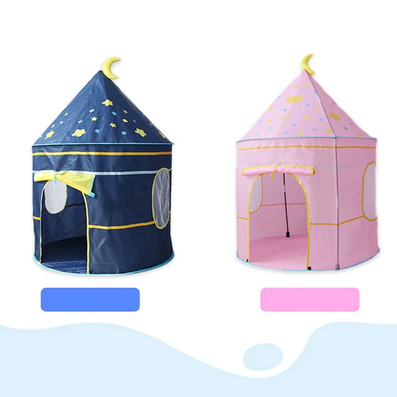 Kids Play Tent Princess Castle Playhouse With Carry Bag Portable