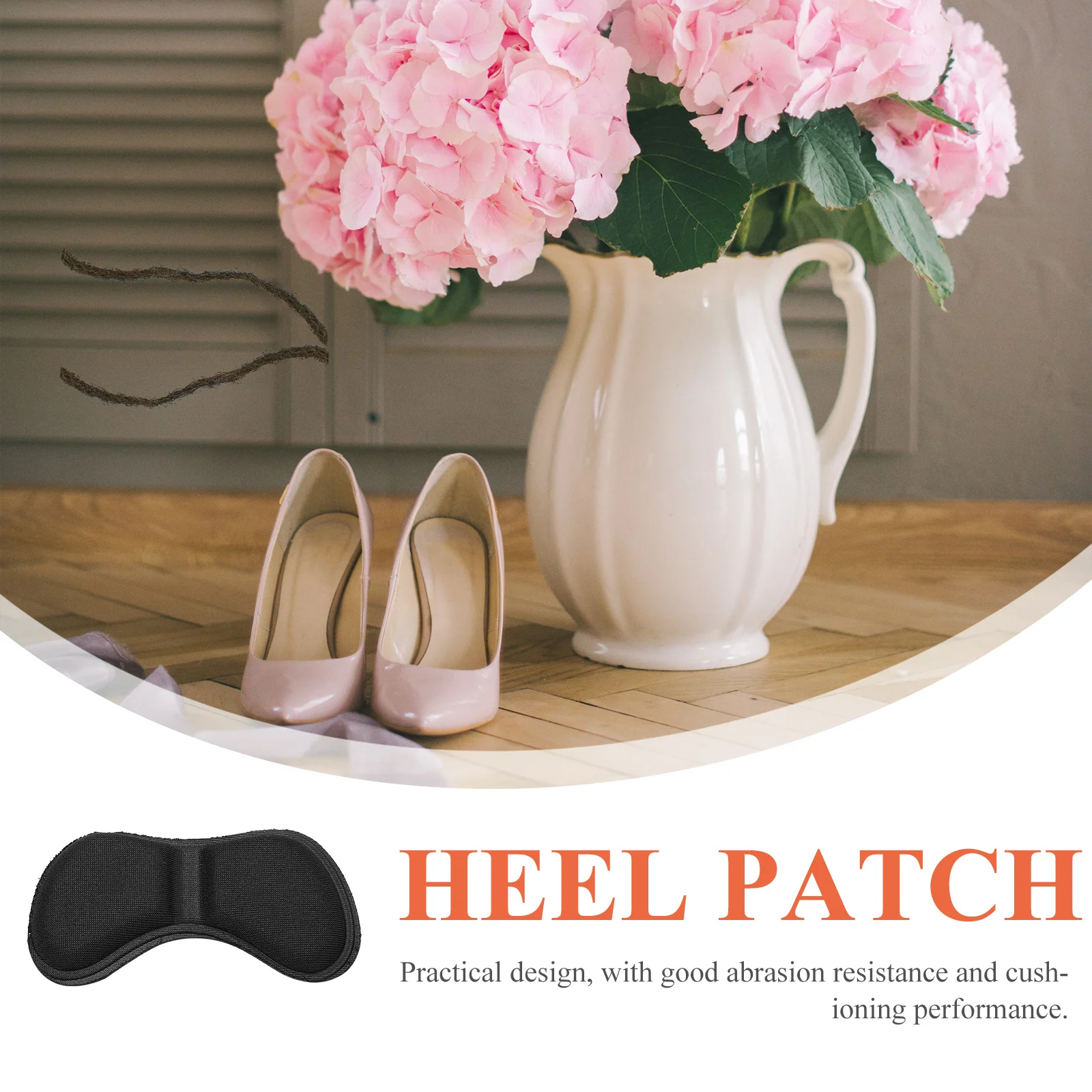 

3pcs Heel Anti-Wear Cushion Strong Adhesive Foot Pain Relief Shoe Heel Patches Protective Cushions Wear-Resistant Sticker Foot