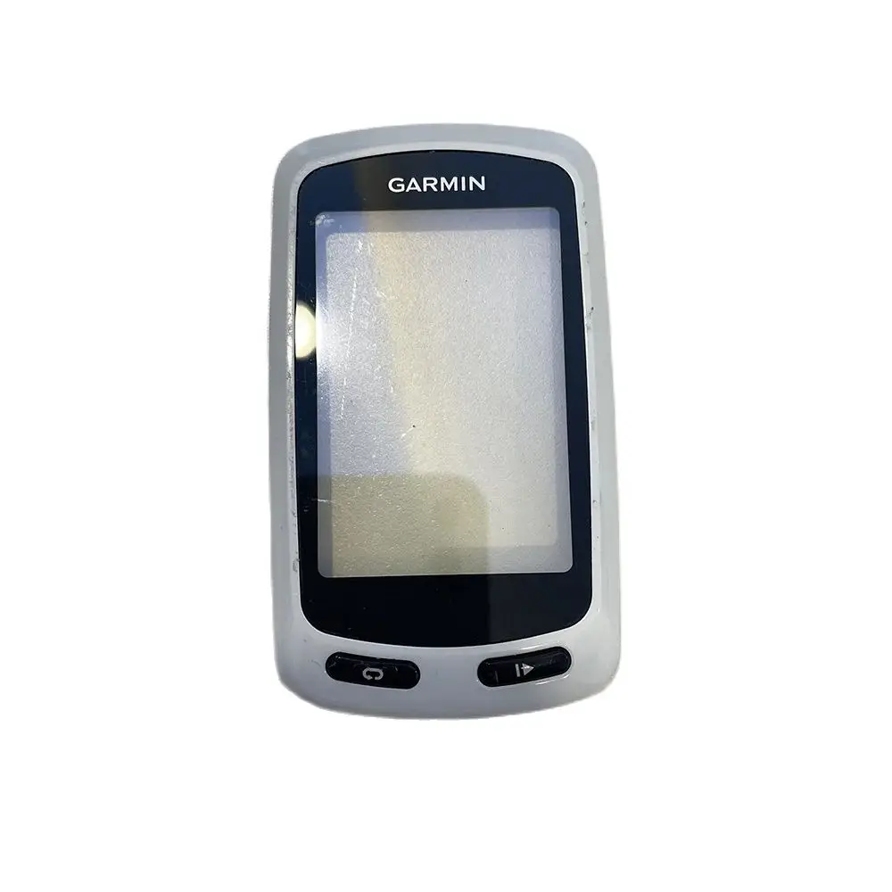 Capa frontal branca para garmin edge 800, tela sensível ao toque com substituição de moldura, peça de velocímetro com painel de toque