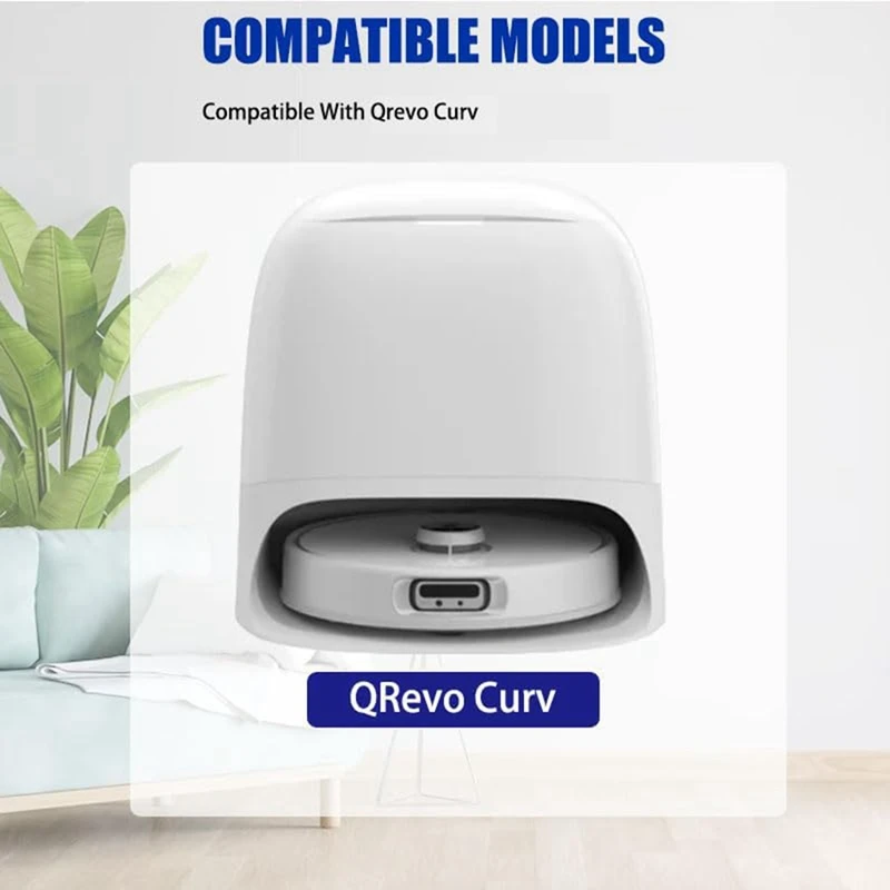 สําหรับ Roborock Qrevo Curv อะไหล่อุปกรณ์เสริม Hepa Filter Mop ผ้าถุงเก็บฝุ่นหลักแปรงด้านข้าง