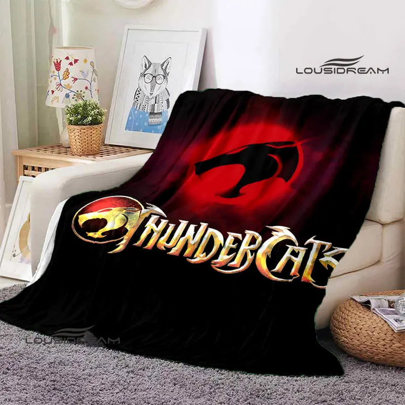 Thundercats Cartoon Printing blanket Children\'s Warm blanket t Flange blanket Home travel blanket bed linings Birthday Gift