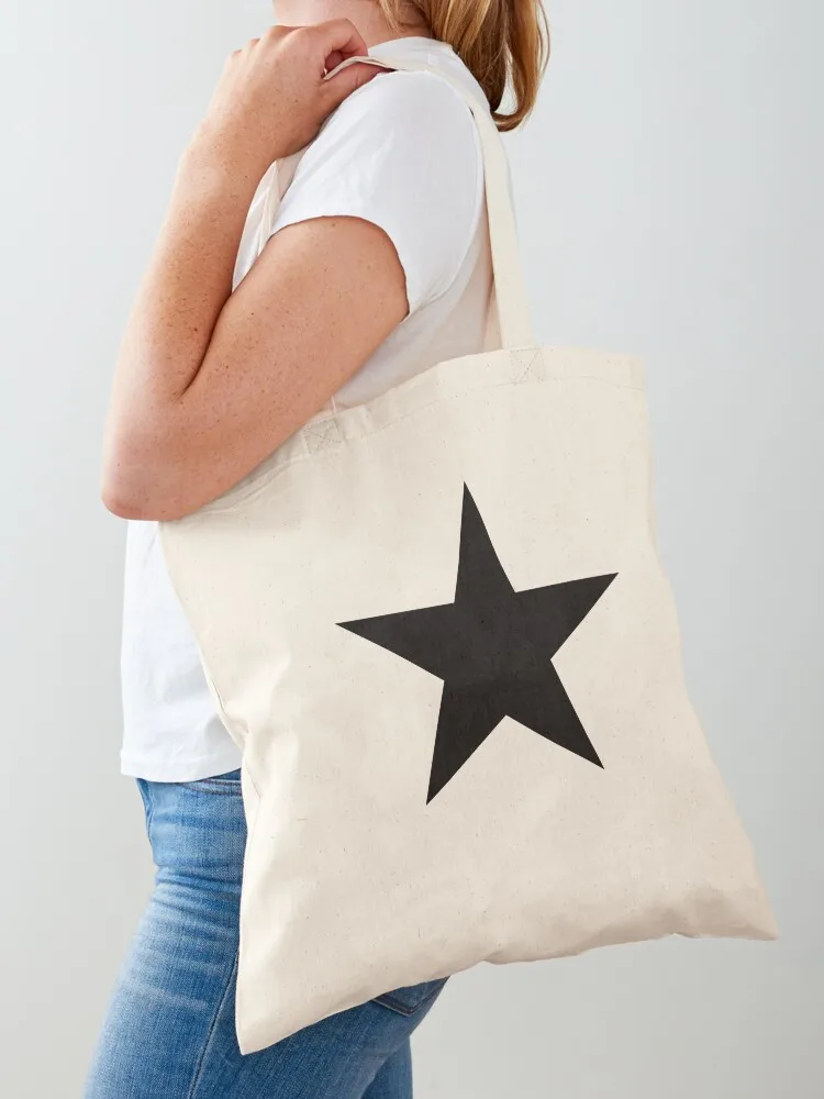

Simple Black Star Tote Bag shoping bag university shopper bag canvas tote bags Shopping bags