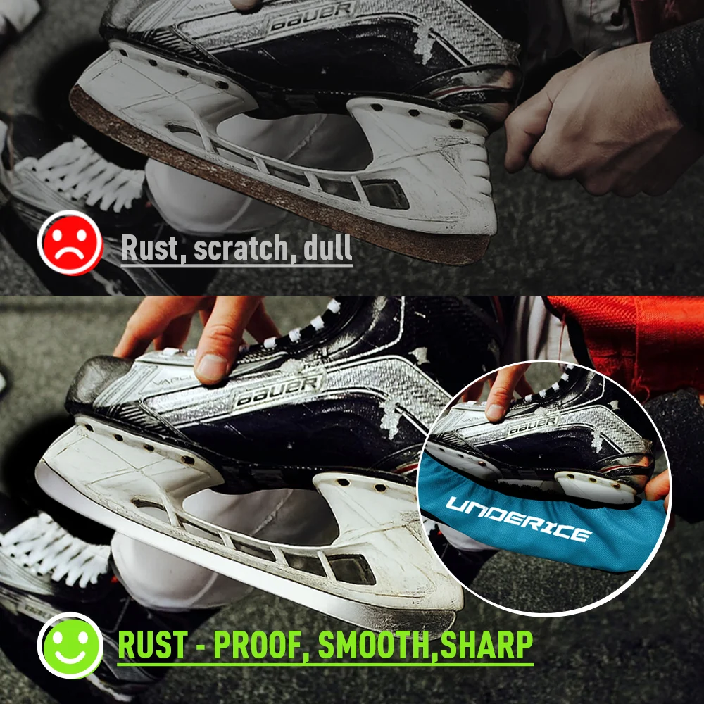 PRO Skate Kunstschaatsen Cover Polyester Skate Blade Covers Dubbellaags Anti Snijden 3 kleuren Hockey Blade Protector Skates Cover