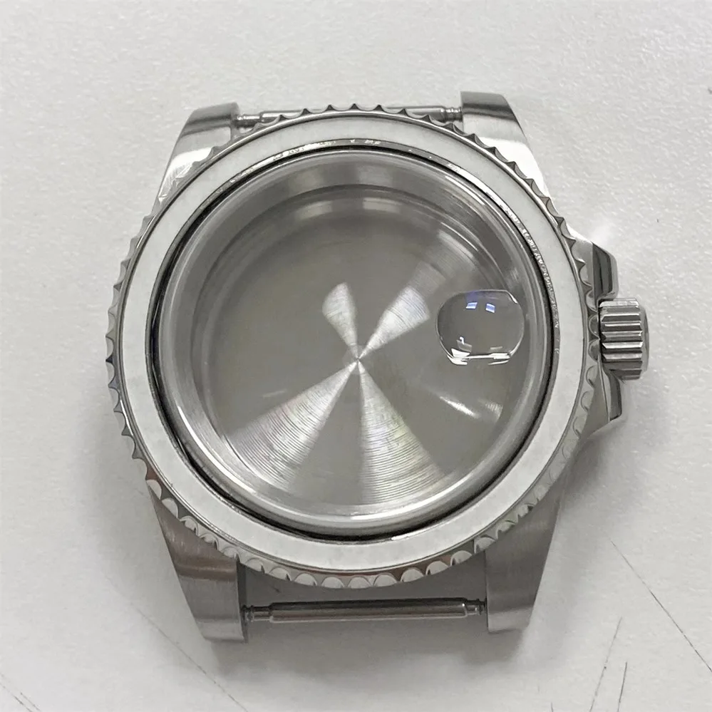 PVD steel color SUB stainless steel case + 5 baht with 40mm sapphire magnifying glass with dense bottom can be loaded with NH35/