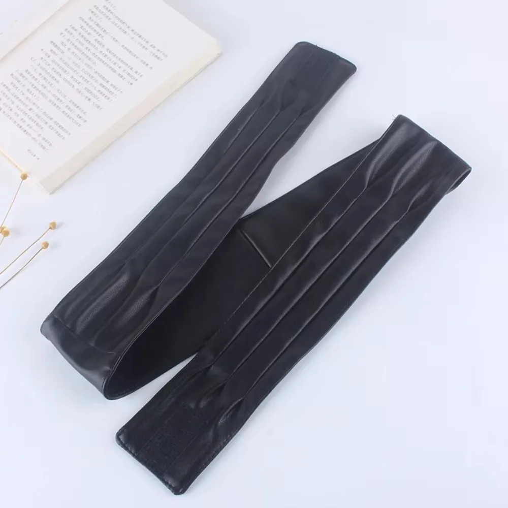 Cintura larga elastica vintage Cintura da donna elegante regolabile senza fibbia Cinture decorative per abiti in pelle PU Ragazze