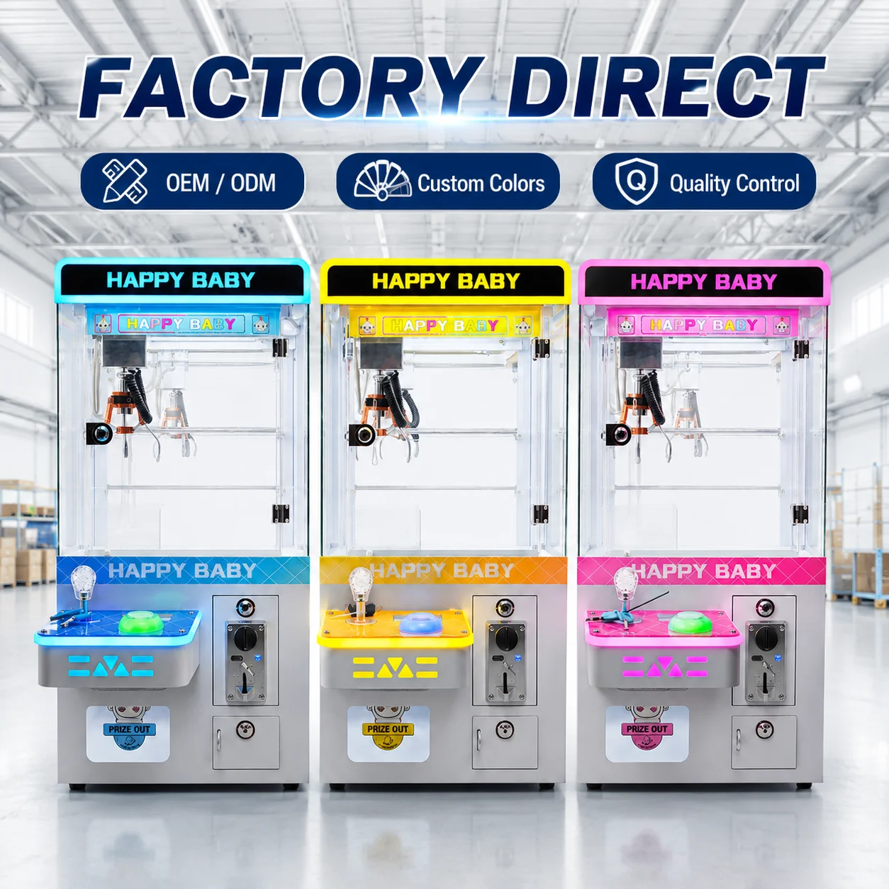 Compact Mini Gift Vending Claw Machine OEM ODM Custom Small Toy Catcher From China Amusement Manufacturer