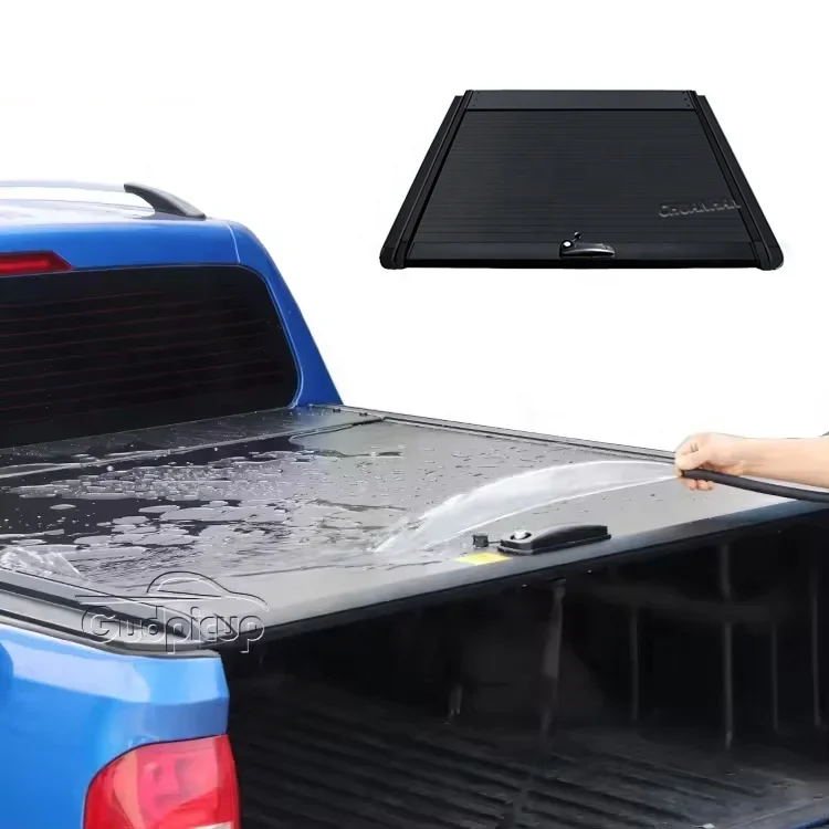 

Pickup 4x 4 алюминиевая водонепроницаемая Выдвижная роликовая крышка tonneau cover ranger для t7 f150 2014