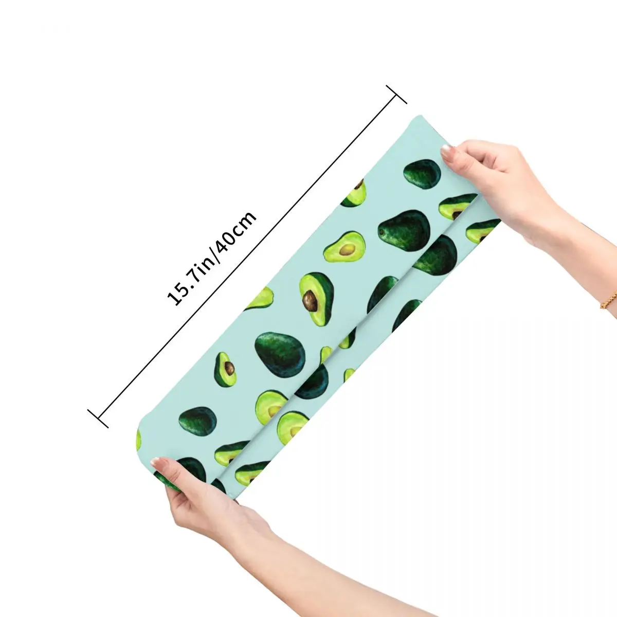 Compression Avocado Pattern Women Socks 2022 Female Tropical Fruit Sports Sock
