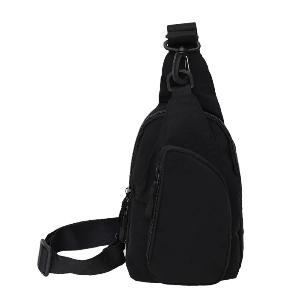 

Casual Men's Chest Bag Waterproof Large Capacity Nylon Shoulder Bag Adjustable Strap Lightweight Crossbody Fanny Pack Unisex