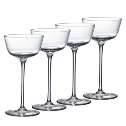 4PCS Goblet Cocktail Glasses Martini Glass Wine Glass Tasting Glass Set Of 4