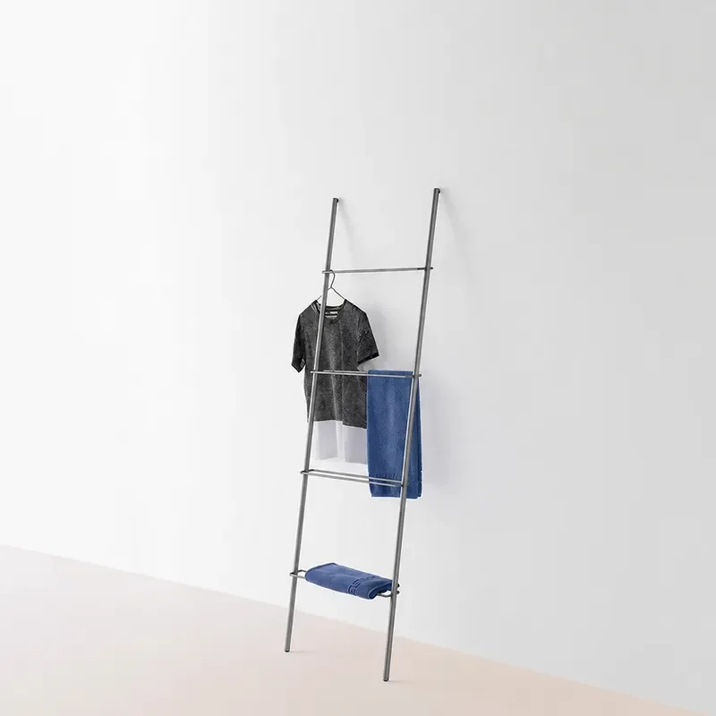 Minimalist art ladder Hanging hanger against the wall Door porch Save space Coat rack Household Internet celebrity Nordic