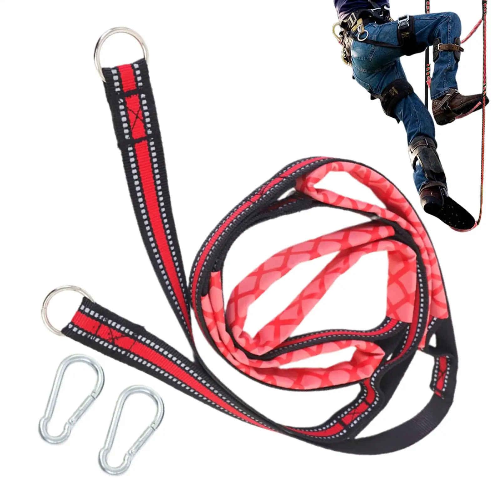 

Inflatable Boats Rope Ladder 5-Step RV Step Climbing Ladder Heavy-Duty Quick-Release Kayak Accessories Multifunctional Outdoor