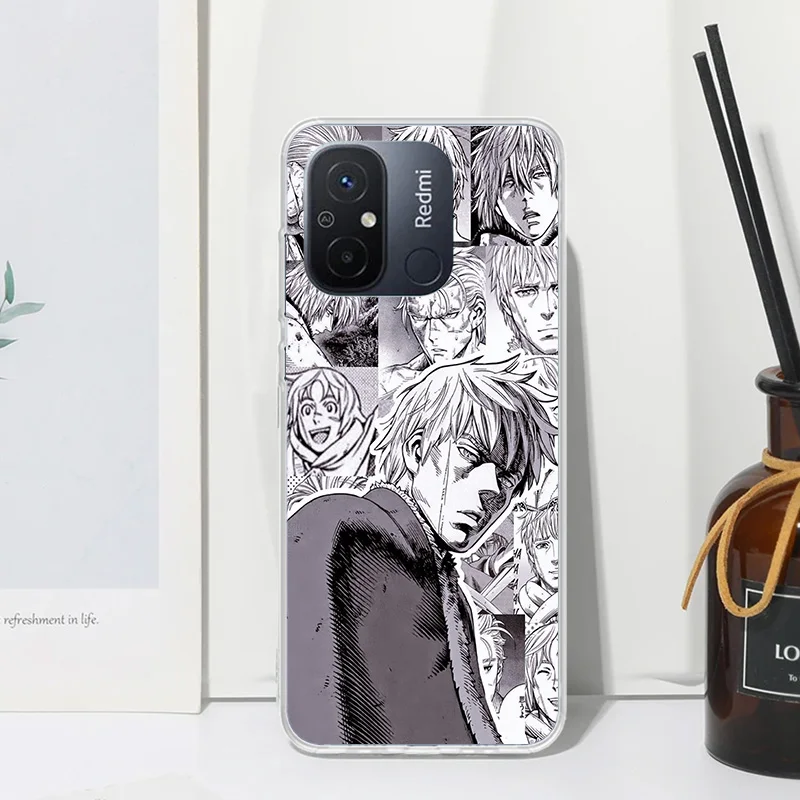 Vinland Saga Phone Case For Xiaomi Redmi 12C 12 10C 10A 10 9C 9A 9T 9 8A 8 7A 7 6A 6 Pro K70 K40 K20 Fundas Back Cover