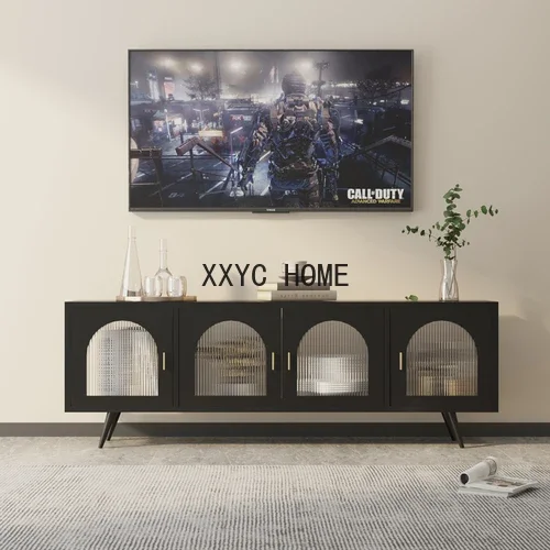 Nordic Tv Glazen Kast Eenvoudige Moderne Nieuwe Opbergkast Japanse Lage Kast Ijzer Locker
