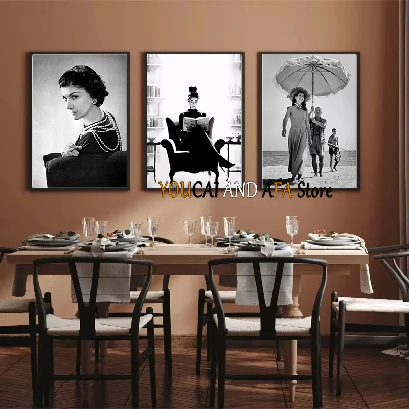 Icons Celebrities Black and White Photos Actors Musicians Politicians Artists Art Poster Canvas Painting Wall Picture Home Decor