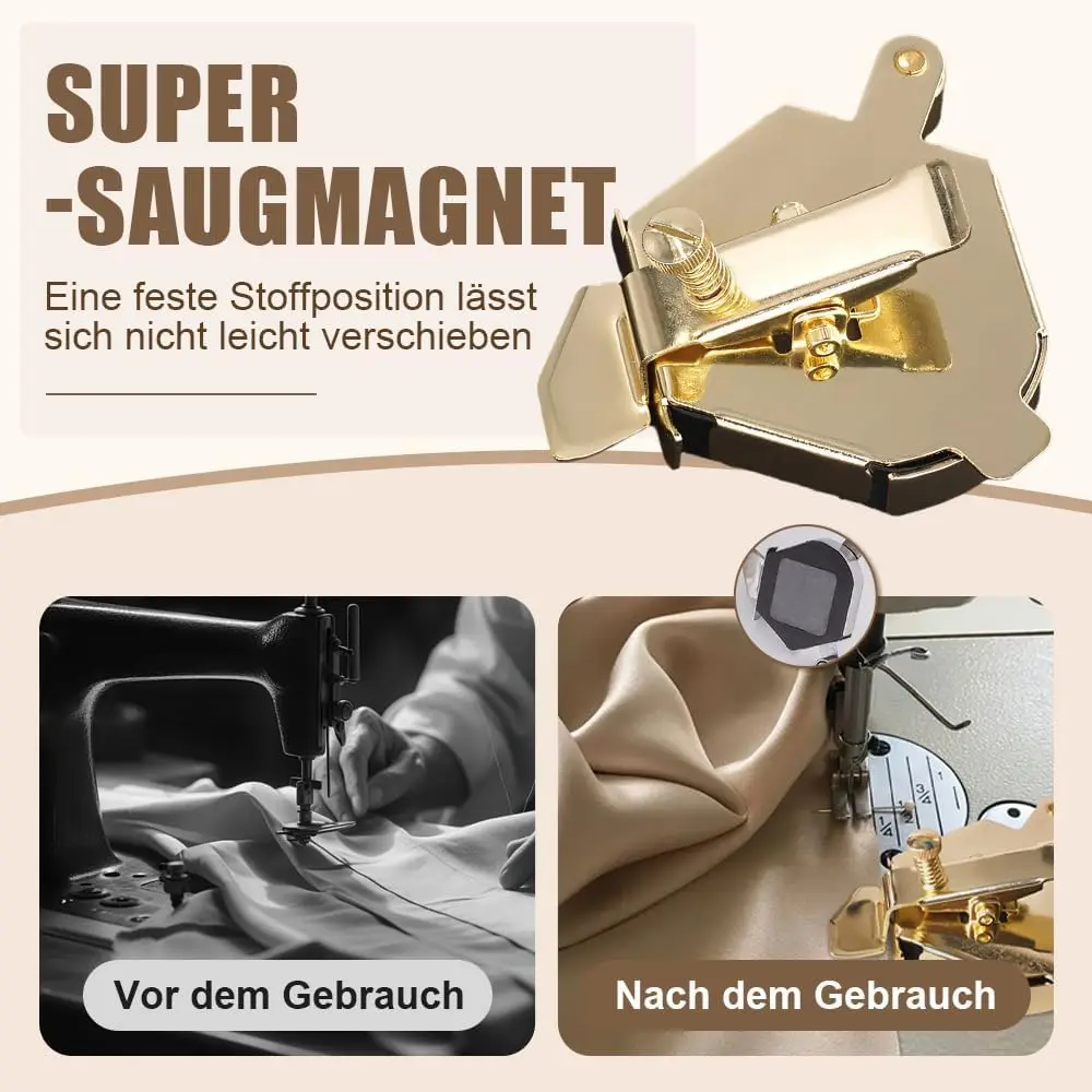 Magnetic Seam Guide Magnetic Seam Guide Sewing Weights Hexagonal Multifunctional Sewing Accessory Sewing Machine Positioner