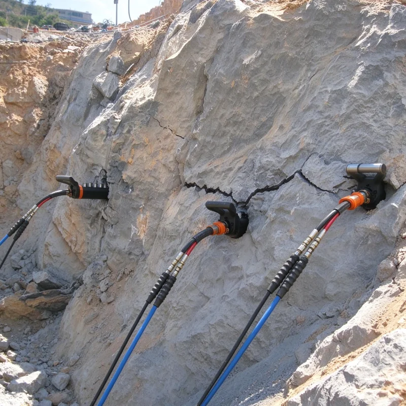 Fast Shipping Stone Splitting Tool Demolition Equipment Stone Splitting Wedge Factory Supply for Rock Splitter Replacement Parts
