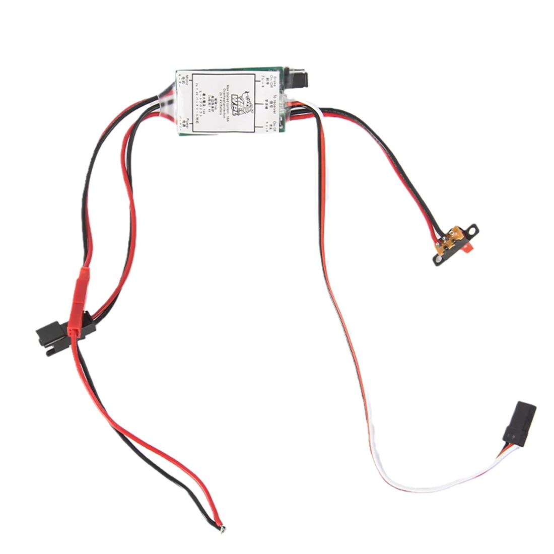 The New 16A Brushed ESC Speed Controller for WPL C14 C24 C34 C44 B14 B24 B16 B36 1/16 RC Car Upgrades Parts Accessories