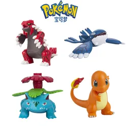 New Pokemon Cartoons Anime Figure Gurados Pikachu Charizard Flareon Mewtwo Pocket Monster Figure Action Model Toys Kids Gifts