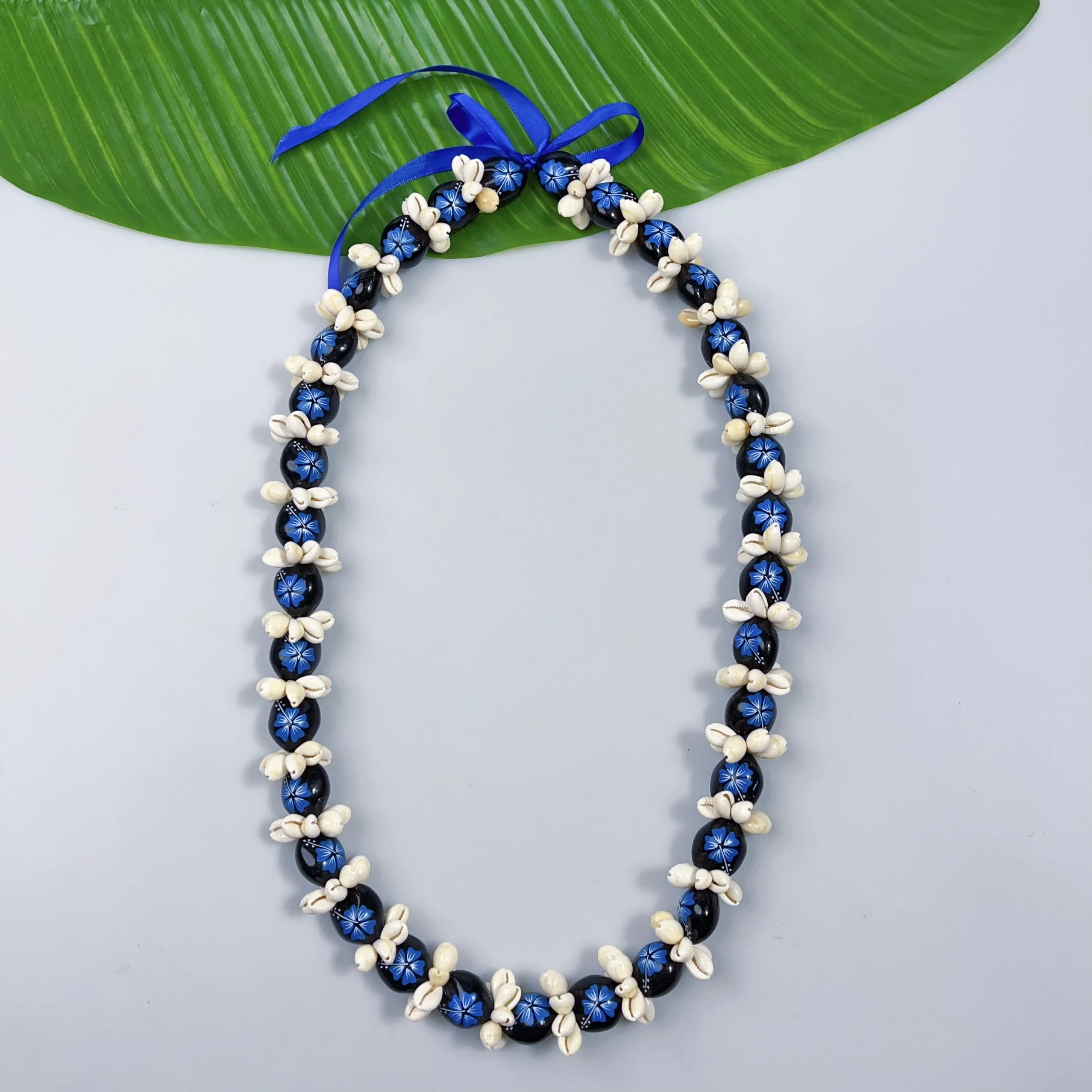 2025 New Desing Acrylic Kukui  Necklace  Customize Pattern Woman Fashion Jewelry For Graduation Wedding Birthday Luau Party