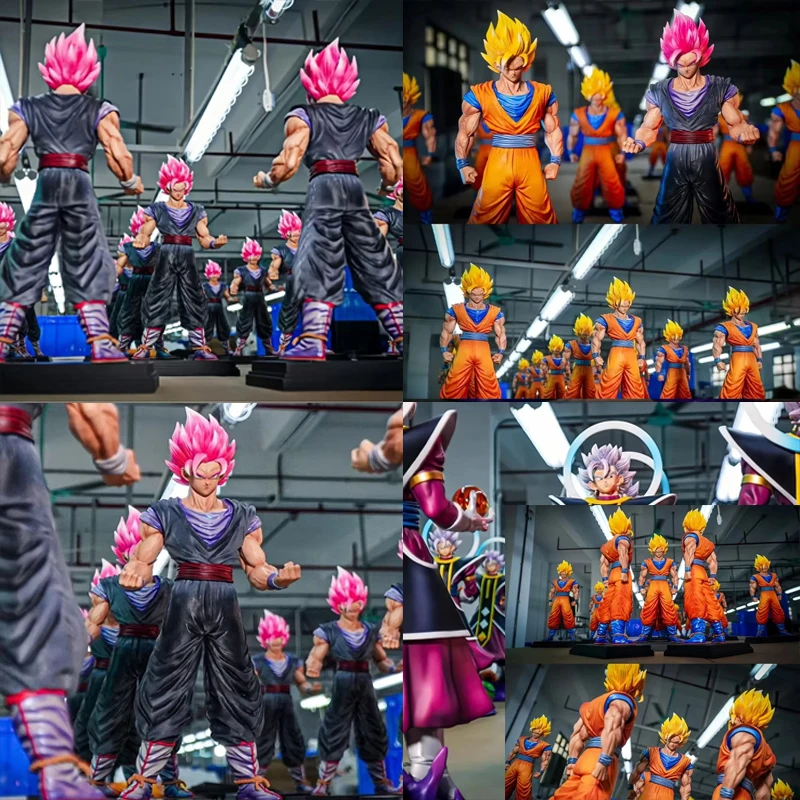 

Фигурка Dragon Ball Z Goku-Super V2, издание, статуя персонажа аниме для мальчиков, украшение для рабочего стола, коллекционный подарок ручной работы