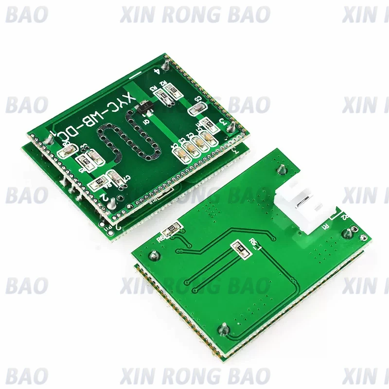 5,8 GHz Mikrowellenradar Aktives Induktionssensormodul Triggerschalterplatine 3,3–20 V DC 6–9 m 360 °   Erkennung ohne toten Winkel für Ardu