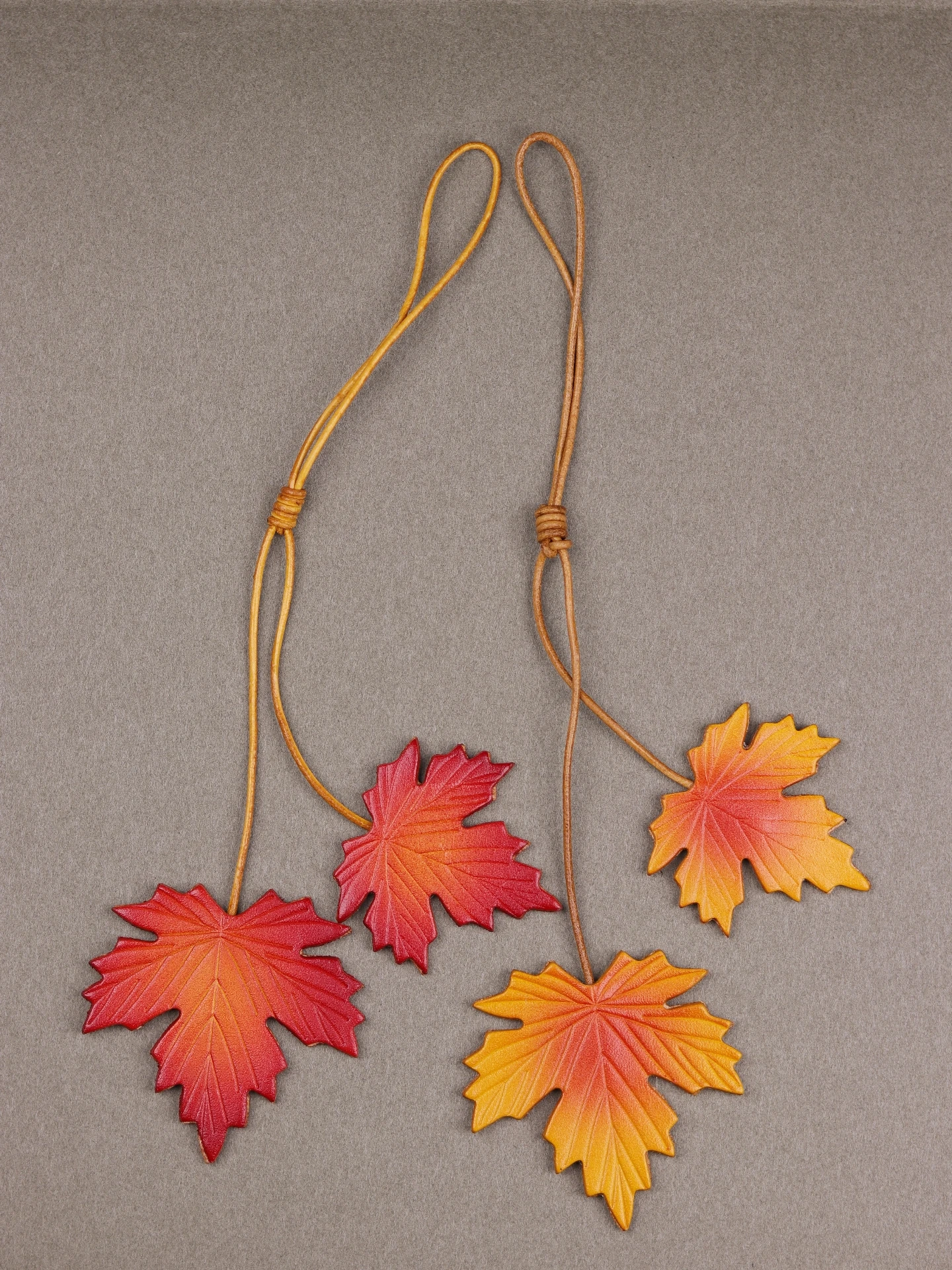 جلد طبيعي اليدوية المرأة حقيبة سلسلة مفاتيح سحرية لطيف مابل ليف الفراولة فراشة الكوبية التصميم الأصلي الإبداعي #4