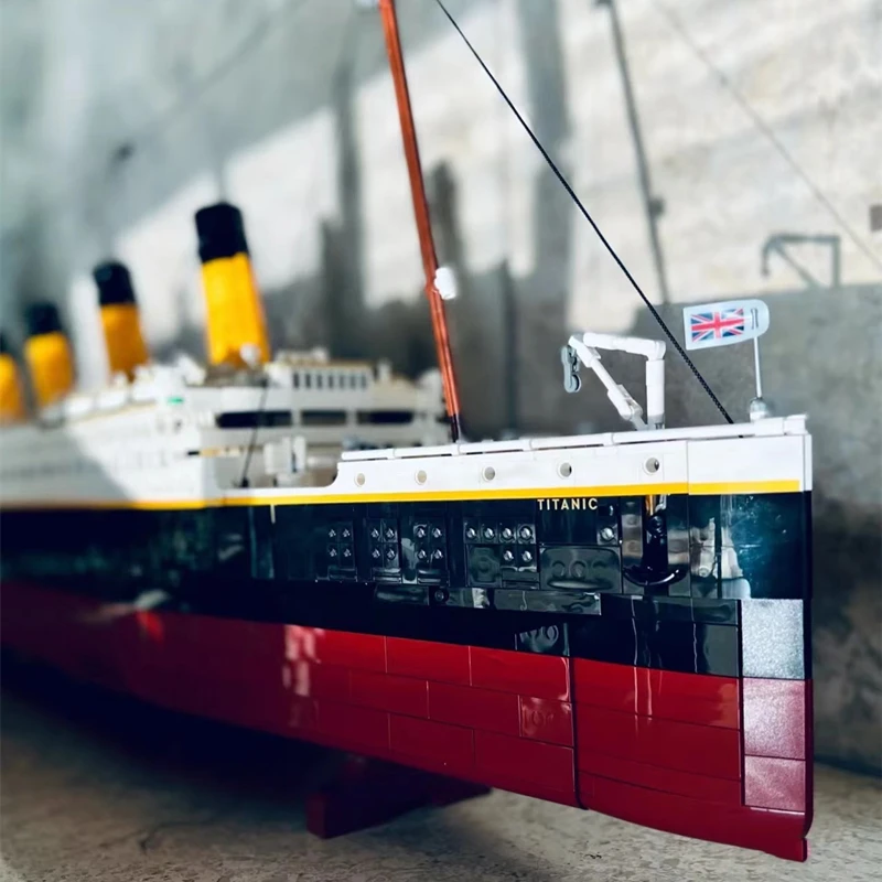 NEW 9090pcs Titani Compatible 10294 Titanic Large Cruise Boat Ship Steamship Bricks Building Blocks Children Toys Gifts 99023 - Image 3