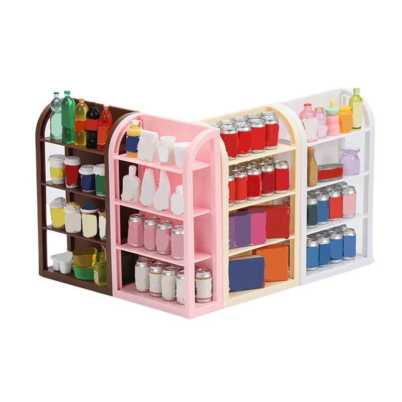 1Pcs 1:12 Dollhouse Miniature Storage Rack Bread Dinner Rack Empty Shelf Furniture Home Model Decor Toy Doll House Accessories