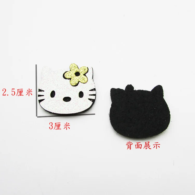 Sanrio Hello Kitty Children\'s Hair Accessories DIY Accessories Cute Coarse Pink Cat Hair Clip Bag Clothes Clothing Accessories