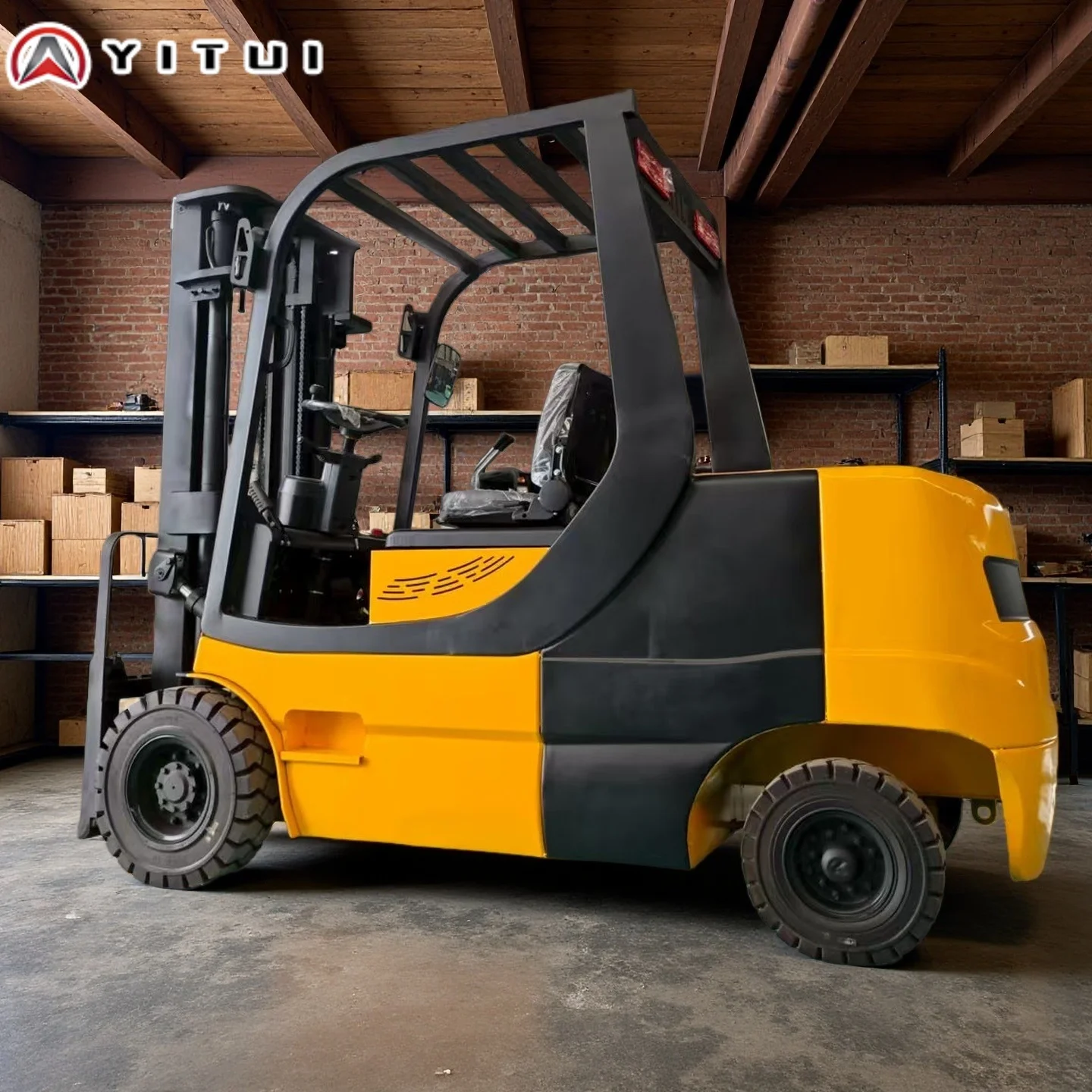 رافعة شوكية 1-3.5 طن محرك إيبا الكهربائي مخصص لرافعة شوكية ملونة مستودع رافعات شوكية رخيصة مع المرفقات